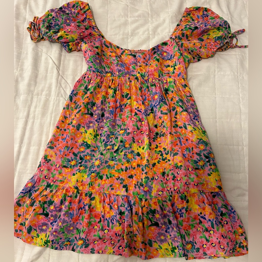 Amanda uprichard mini floral dress size small